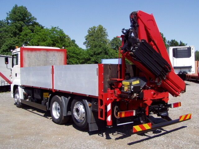 Dropside/ Flatbed truck, Crane truck MAN 26.430, KRAN FASSI150A24-Fernbedienung: picture 4