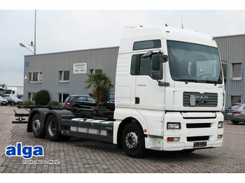 Container transporter/ Swap body truck MAN 26.430 TGA, Fahrschule, Doppel-Pedal-Steuerung!: picture 1