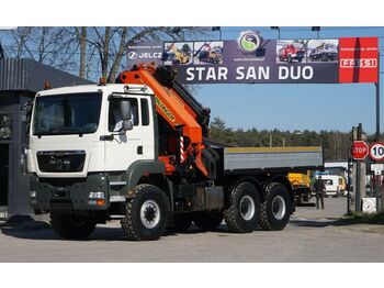 Crane truck MAN 26.460 6x6  PALFINGER PK 44002 E EURO 4 WINDE: picture 1