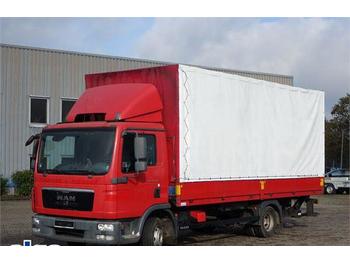 Curtainsider truck MAN 8.180 TGL,lang 6200mm, Lbw, 180 PS, Klima, Luft: picture 1