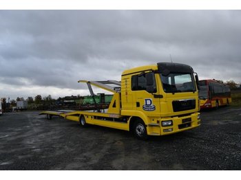 Autotransporter truck MAN 8.220 / Doppelstock / 4 x PKW / Seilwinde: picture 1