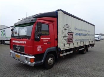 Curtainsider truck MAN L2000, Euro 2, 212 TKM(!), NL truck, TOP!: picture 1