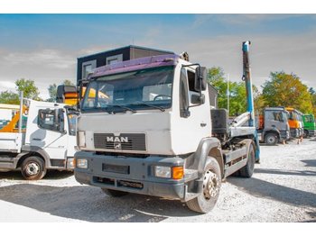 Skip loader truck MAN L2000 LE280 4x2 Absetzkipper Meiller: picture 1