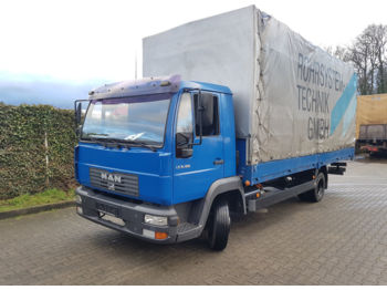 Curtainsider truck MAN L2000, LE 8.180, Blatt/Blatt, 1 Hand: picture 1