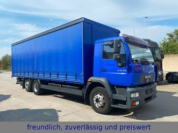 Curtainsider truck MAN LE 20.280*PRITSCHE&PLANE*LENK/LIFTACHSE *: picture 1
