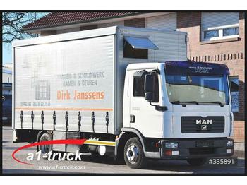 Curtainsider truck MAN MAN 7.150 TGL, Koffer + Plane, 4520 kg NL TÜV 01: picture 1