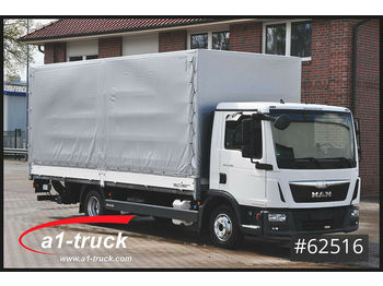 Curtainsider truck MAN MAN TGL 8.180 4x2 BL, TÜV neu: picture 1