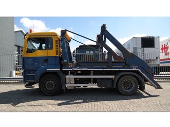 Skip loader truck MAN TGA18.320 4X2 PORTAL ARM SYSTEM TRUCK: picture 1