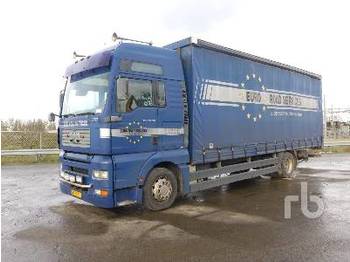 Curtainsider truck MAN TGA18.350 4x2: picture 1