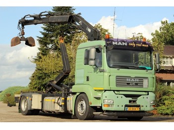 Hook lift truck, Crane truck MAN TGA18/400 !!KRAAN/HAAK!!EURO5!!: picture 1