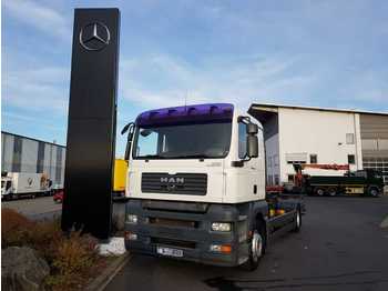 Container transporter/ Swap body truck MAN TGA 18.350 4x2 LL BDF Fahrschule 5 Sitze Klima: picture 1