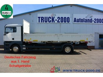 Dropside/ Flatbed truck MAN TGA 18.350 Pritsche Gerüst.-Straßenbau 5-Sitzer: picture 1