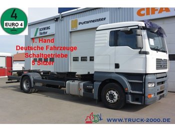 Container transporter/ Swap body truck MAN TGA 18.360  BDF 1.Hand 5 Sitzer Klima Schalter: picture 1