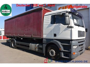 Curtainsider truck MAN TGA 18.360  Pritsche/Plane 1.Hd 5-Sitze Schalter: picture 1