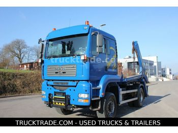 Skip loader truck MAN TGA 18.480 4X4 Wechselsystem SZM/WELAKI: picture 1