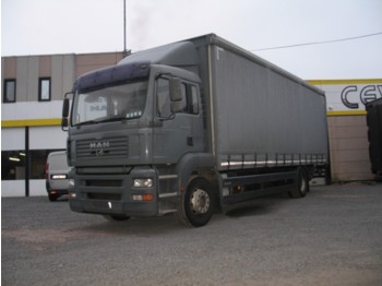 Curtainsider truck MAN TGA 19.310: picture 1