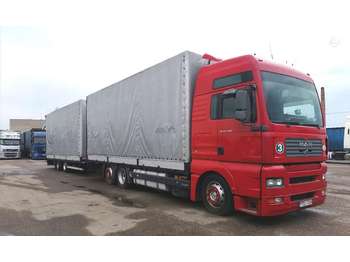 Curtainsider truck MAN TGA 24.480: picture 1