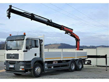 Dropside/ Flatbed truck MAN TGA 26.310 Pritsche 7,00m+ Kran/FUNKTopzustand!: picture 1