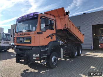 Tipper MAN TGA 26.350 Day Cab, Euro 3, Full Steel, Meiller, 3 side tipper, 6X6: picture 1