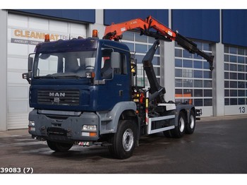 Hook lift truck MAN TGA 26.360 6x4 Palfinger 10 ton/meter laadkraan: picture 1
