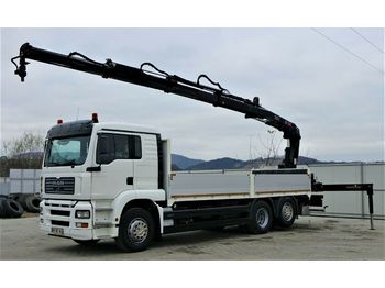 Dropside/ Flatbed truck MAN TGA 26.390 Pritsche 6,50m+Kran/FUNK*Top Zustand!: picture 1
