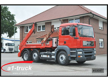 Skip loader truck MAN TGA 26.400 6x2/4 BL Meiller AK16T, Euro5,: picture 1