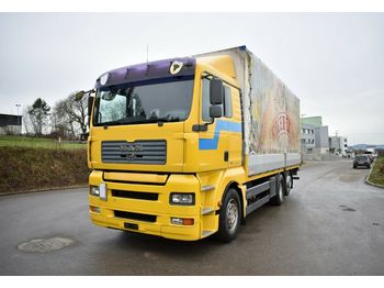 Curtainsider truck MAN TGA 26.430 6x2*4 Blache mit Hebebühne: picture 1
