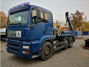 Skip loader truck MAN TGA 26.430 Kettenabsetzer: picture 1