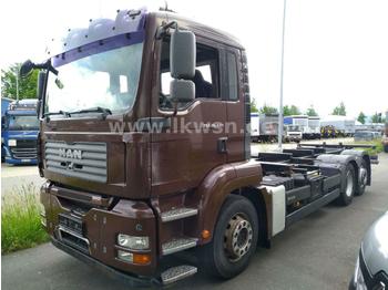 Container transporter/ Swap body truck MAN TGA 26:440 6x2-2 LL BDF INTARDER Lenkachse Stapl: picture 1