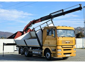 Tipper, Crane truck MAN TGA 26.460 Kipper 5,60 m + Kran*6x2!: picture 1