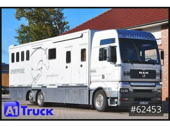 Livestock truck MAN TGA 26.460 XXL Slide Out 5 Pferde, TÜV 01/2022: picture 1