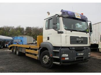 Dropside/ Flatbed truck for transportation of heavy machinery MAN TGA 28.360: picture 1