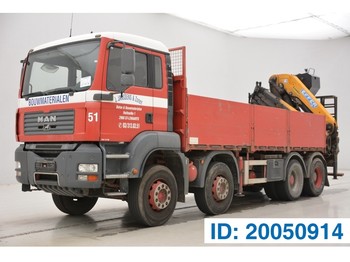 Dropside/ Flatbed truck MAN TGA 32.360 - 8x4: picture 1