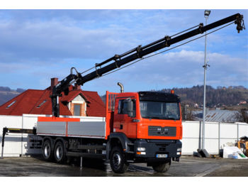 Dropside/ Flatbed truck MAN TGA 33.350 Pritshe 6.90m + Kran*6x4!: picture 1