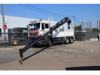Dropside/ Flatbed truck MAN TGA 33.400 BB - HIAB 166-E5: picture 1