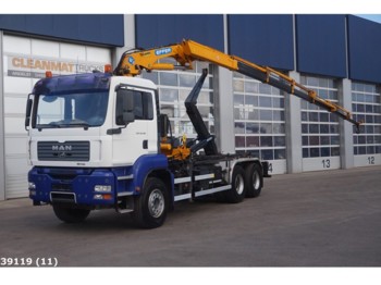 Hook lift truck MAN TGA 33.430 BB 6x4 met Effer 25 ton/meter laadkraan: picture 1