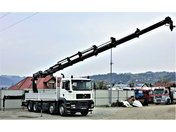 Dropside/ Flatbed truck MAN TGA 41.350 Pritsche 7,00m + Kran /8x4 Topzustand: picture 1