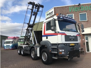 Skip loader truck MAN TGA 41.440 8X4 BB NCH MANUAL EURO4: picture 1