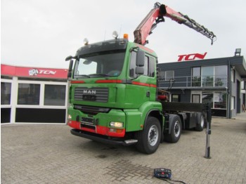 Container transporter/ Swap body truck MAN TGA 8X2 + FASSI F235XP - NCH SYSTEEM: picture 1