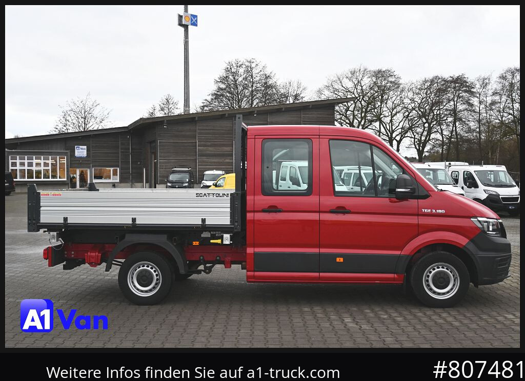 Truck MAN TGE 3.180 Doka Kipper,Klima, AHK, Tüv Neu