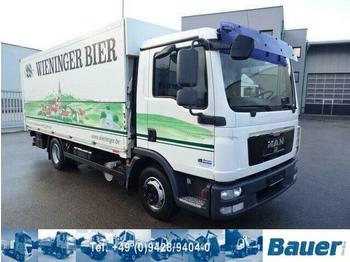 Beverage truck MAN TGL10.220BLSchwenkwandkoffer/Euro5/NL5,4to/Luft: picture 1