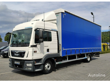 Curtainsider truck MAN TGL 12.250