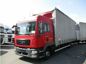Curtainsider truck MAN TGL12.250 EURO 5: picture 1