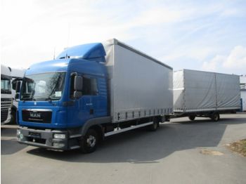 Curtainsider truck MAN TGL8.220 EEV + Agados: picture 1