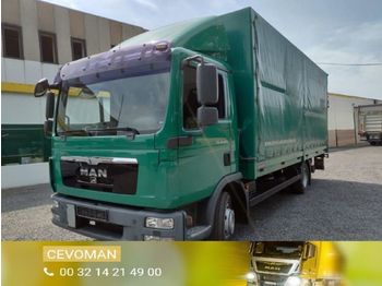 Curtainsider truck MAN TGL 10.220 Baché / Huifwagen Euro5: picture 1