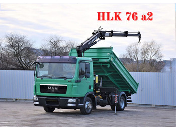Crane truck MAN TGL 12.180 Kipper 3,80m+HLK 76a2*TOPZUSTAND: picture 1