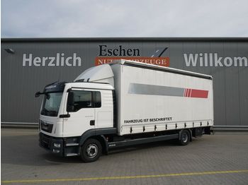 Curtainsider truck MAN TGL 12.220 BL, Schiebeplane, Edscha, Euro6: picture 1