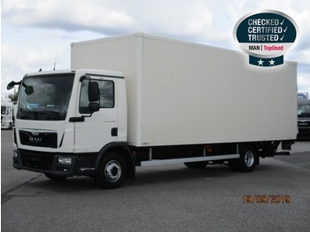 Box truck MAN TGL 12.250 4X2 BL, Euro 6, Koffer, LBW, Klima: picture 1