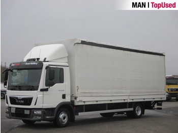 Curtainsider truck MAN TGL 12.250 4X2 BL (Euro 6,Schiebeplane,Lbw): picture 1