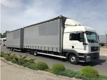 Curtainsider truck MAN TGL 12.250 4x2 BL, EURO 5: picture 1